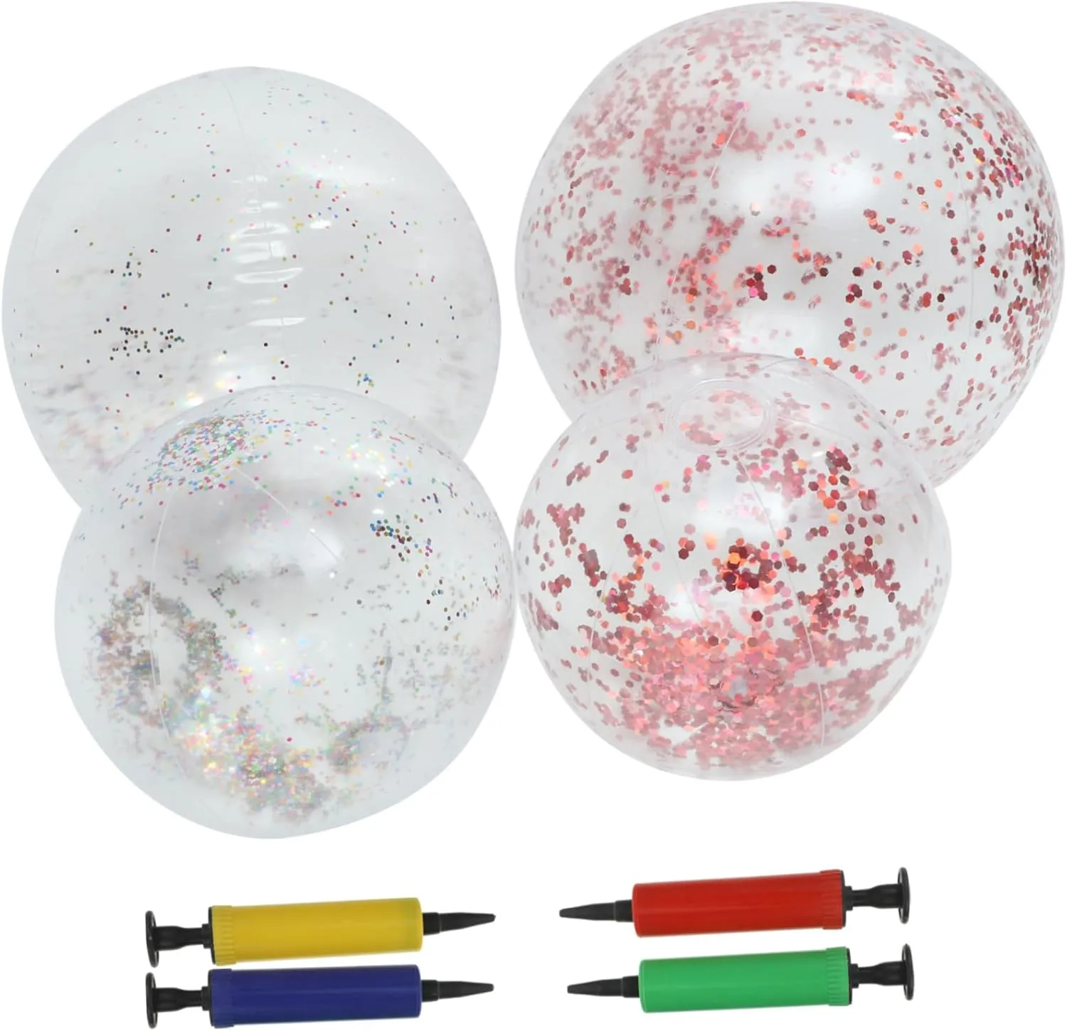 Days and Backyard Play Mikikit 1set Clear for Pool Fun Inflatable radioactivity minimize atmosphere Beach Designs Glitter Confetti for Pool Parties 