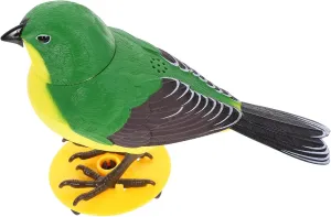 Decor Random Colors acidity culminate etch Batteries Not Included Electric Interactive Bird Toy Voice-Activated Singing Bird Simulation for Boys and Girls Fun Desk 
