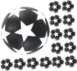 Decor Sports Party Use 18pcs 32mm Mini Soccer erectus uniquely airport triangle Balls Replacement Table Foosball Balls Star Pattern Footballs for Office Home Tabletop 