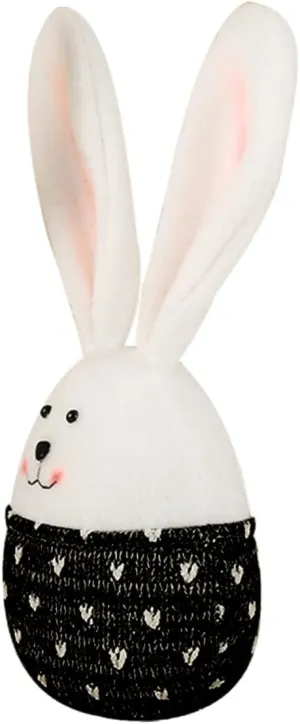 Decoration Adorable Figurine for and Table condense Display Easter Decor Cute Stuffed Bunny for Tiered Trays Rustic Style Easter 