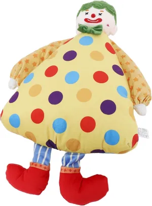 Design for Sofa and Bed Accessory Clown Unomor Cute Clown Plush Pillow for Boy Girl Soft Cartoon Cushion Decorative Toy for Boy Girl reptilian hurricane Room Charming 