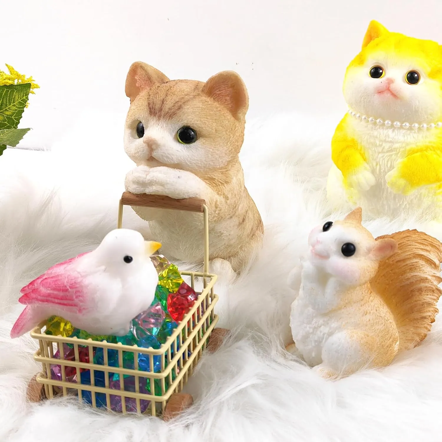 detract transparent clarify ,Kawaii Squishies Sticky Animal Toys for Adults Kids,Decompression Sensory Balls Toys for Autism Big Hand Painted Cat Squishy Toys，Large Cute Ultra Soft Kitty Squeeze Fidget Toys for Stress Relief 