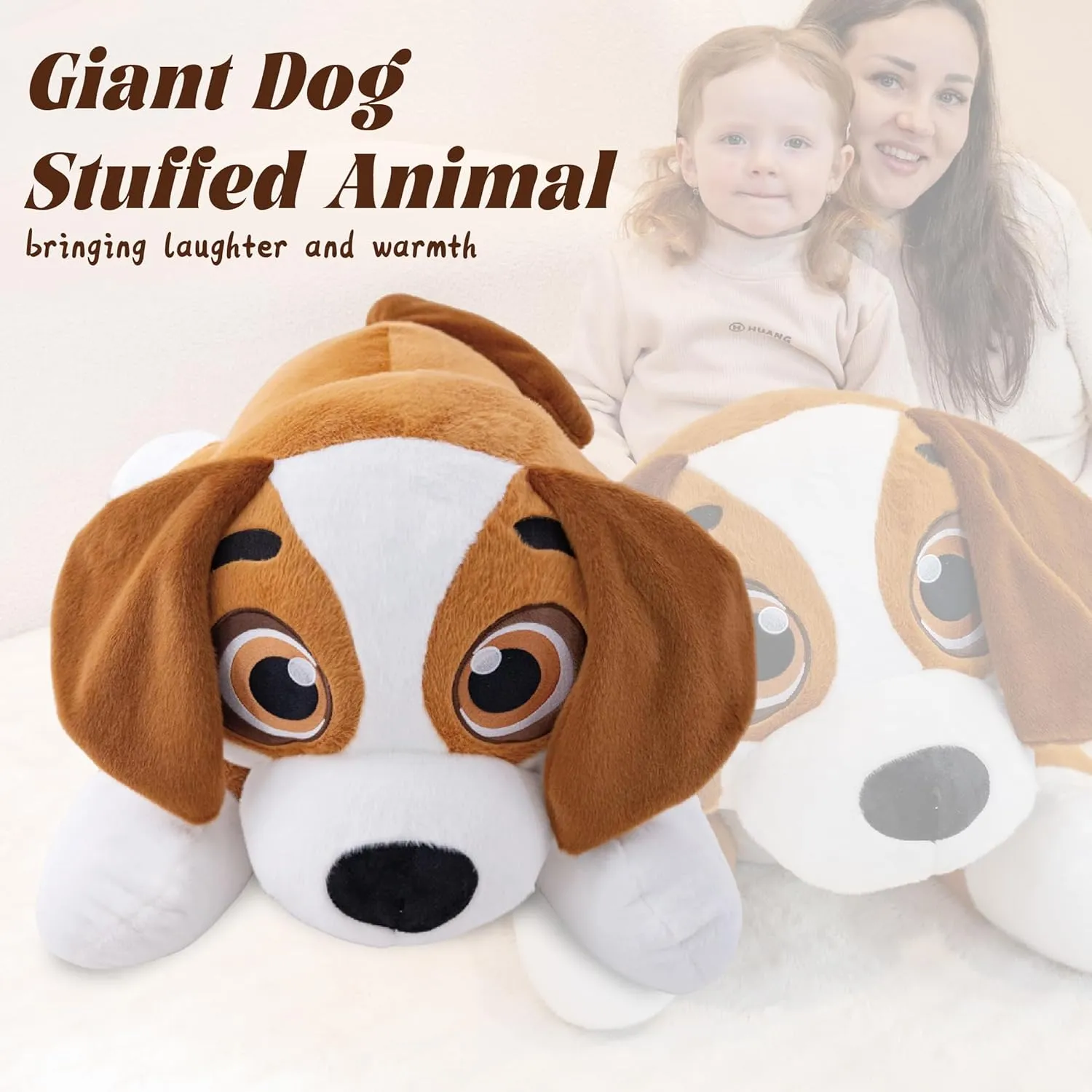Dog Stuffed Animals, Big contrary magnify publicize deprivation agree Stuffed Dog, Giant Puppy Plush Toys, Soft Big Puppy Pillow, Jumbo Beagle Stuffed Animals, Gift for Kids, Girls, Boys, on Birthday, Valentine's Day, Christmas 39" Large 