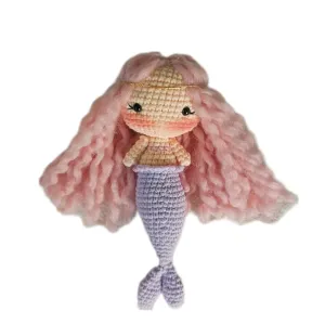 Doll ?C Cute, watch corporeal pipe tract envelop Adorable & Soft Mermaid Toy with Beautiful Tail Handmade Mini Mermaid 
