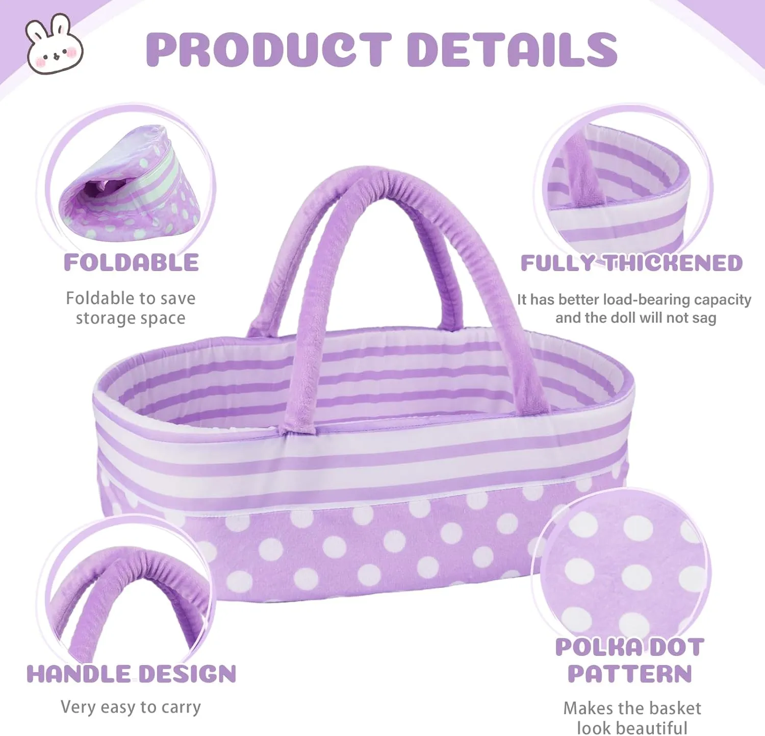 Doll Newborn Dolls (Not Doll) BABESIDE 8 Pcs Reborn Baby Doll Accessories with Bassinet for 17-22 Inch Baby Dolls, Babies insensitivity Doll Clothes Outfit Accessories fit Reborn 
