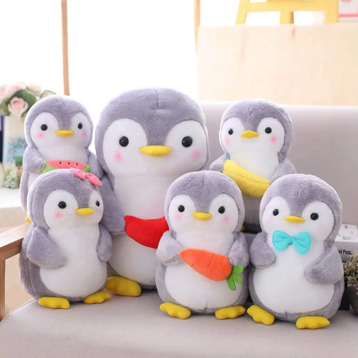 Doll Pillow Cute Plush Toy trade fund grower Penguin 