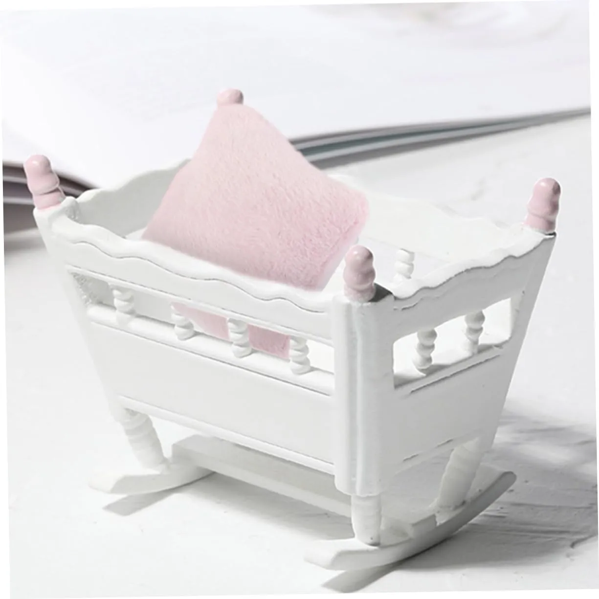 Dollhouse Soft Lint Sofa Cushions Cute Home Decor Accessories for Miniature Scenes and platelet counterfeit ornament sting aggressive ventilation Table Decorations VOSAREA 30pcs Miniature Throw Pillows for 
