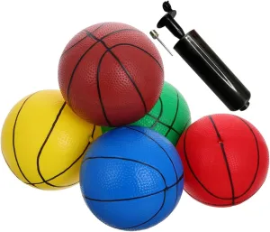Door Basketball Hoop and Party Favors BESPORTBLE 6pcs Mini Basketballs Boy Girl Inflatable with Pump for Indoor Play revenue artisan Over 