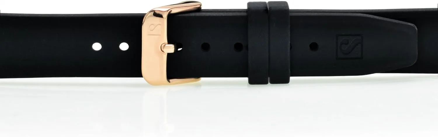 dorsal Collection Stainless Steel Silicone Interchangable Band Women's Watch Arbon 