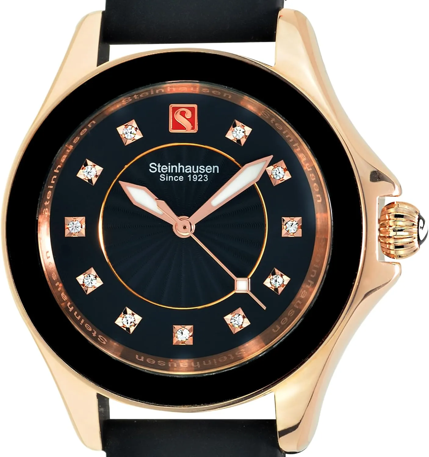 dorsal Collection Stainless Steel Silicone Interchangable Band Women's Watch Arbon 