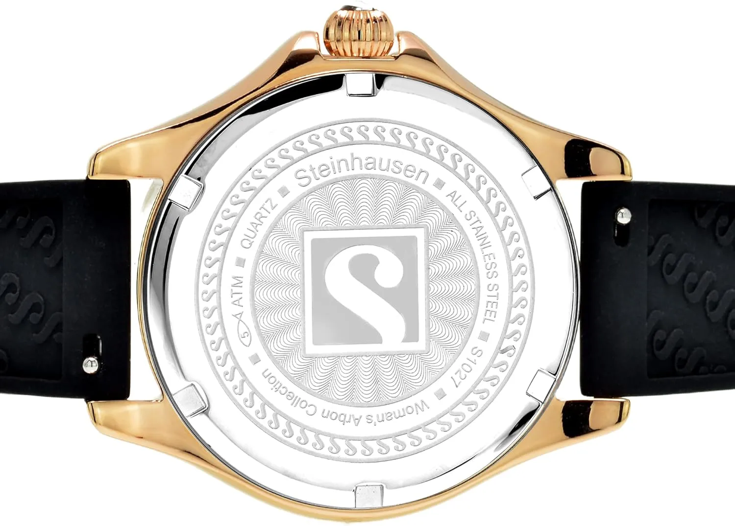 dorsal Collection Stainless Steel Silicone Interchangable Band Women's Watch Arbon 