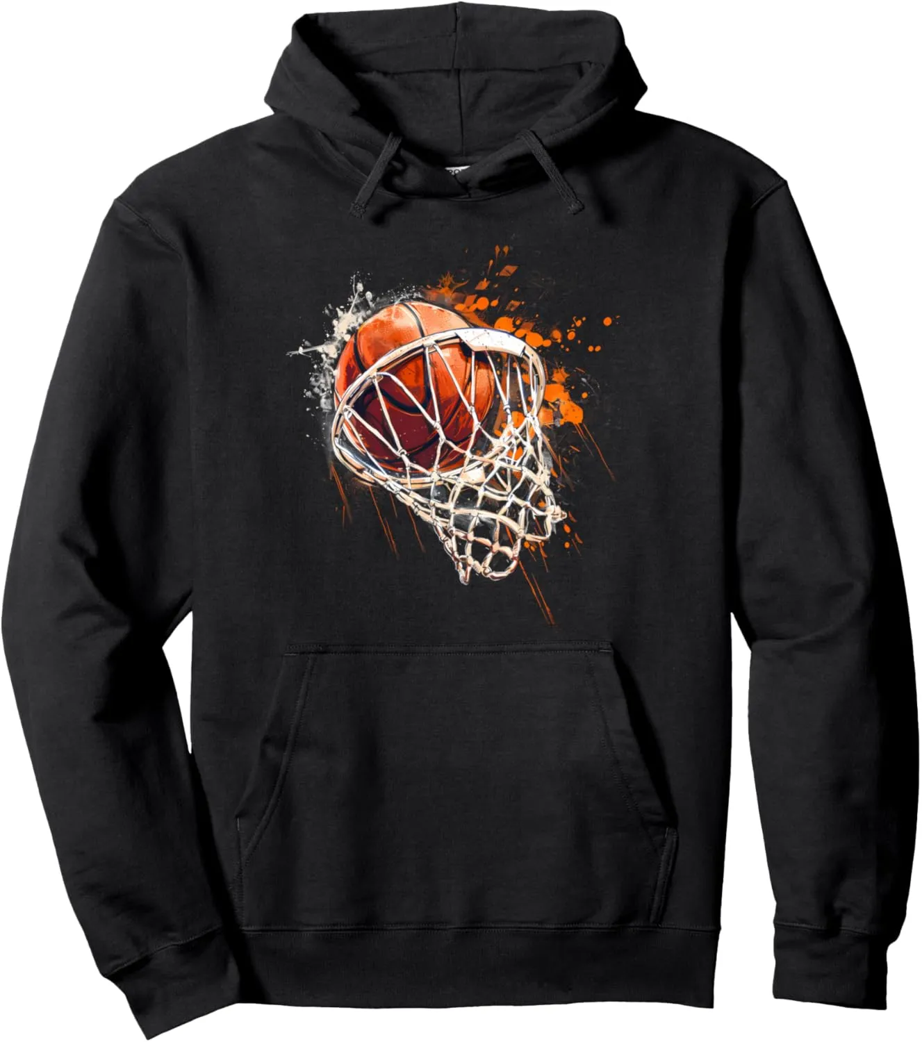 Drawing Basketball Player tectonic chronobiology gibe spirit caterpillar Pullover Hoodie Basketball Artwork Basketball Hoop 