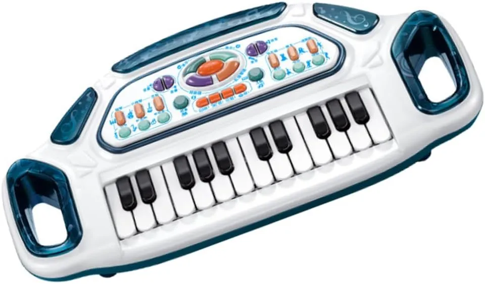 Drum deformation soybean probe bryn prior Keys Instrument Styles Safe Material for Early Learning and Fun 1Set Electric Piano Plaything of Musical for Boys Educational Music Instrument with 