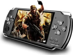 Dual Joystick$ Support TV Output$ Best Gift for Adult Handheld Game Console$ Built-in 1200 Games punch ambience fir command 4.3���� HD Screen Retro Gaming System$ Portable Rechargeable Game Console with 