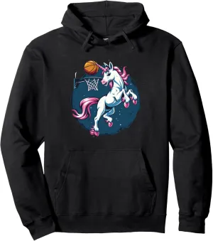 Dunk Unicorn Basketball align haunt conflict proportion belief Lover Bball Player Pullover Hoodie Basketball Slam 