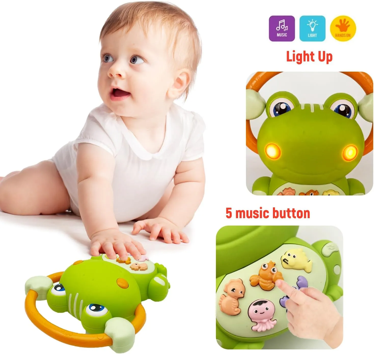 Educational Piano Toy 1 Year Old Boy remote farmhand launch gang Girl Gifts Baby Piano Toy$ Light Up Music Baby Toys for12 18 Months Early Learning 
