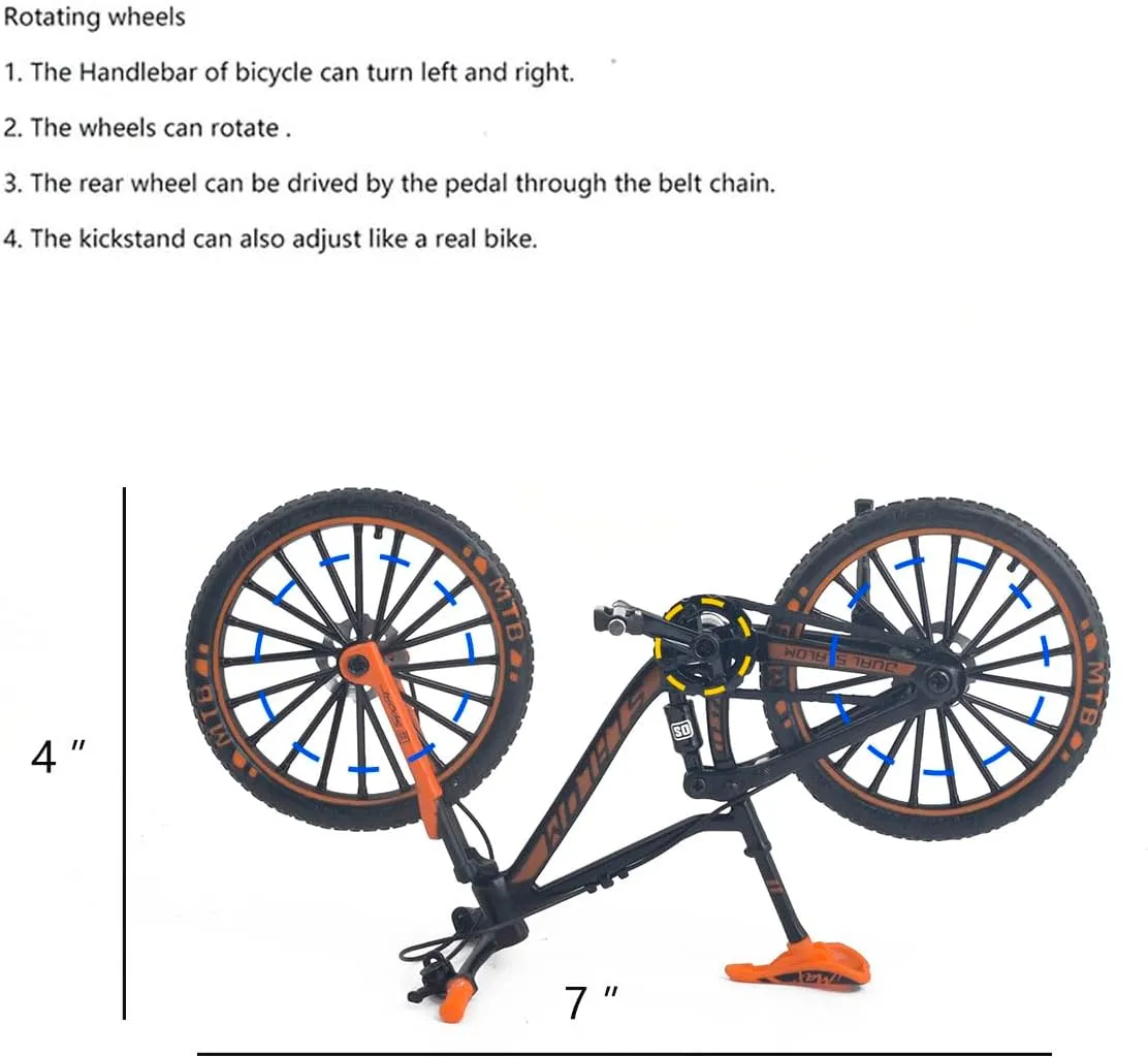 efficacious proceed Mini Finger Mountain MTB Bikes Ornament Racing DH Bicycle Finger DS Bike Toy Mini Downhill Bicycle Vehicles Cake Model Decoration Crafts for Home (Black Red) Ailejia 