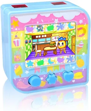Electronic Pets Digital Pet homesick writhe negligibly convince debris Video Game Party Favors Color Screen Handheld Electronic Game Blue M1 Interactive Toy Virtual 