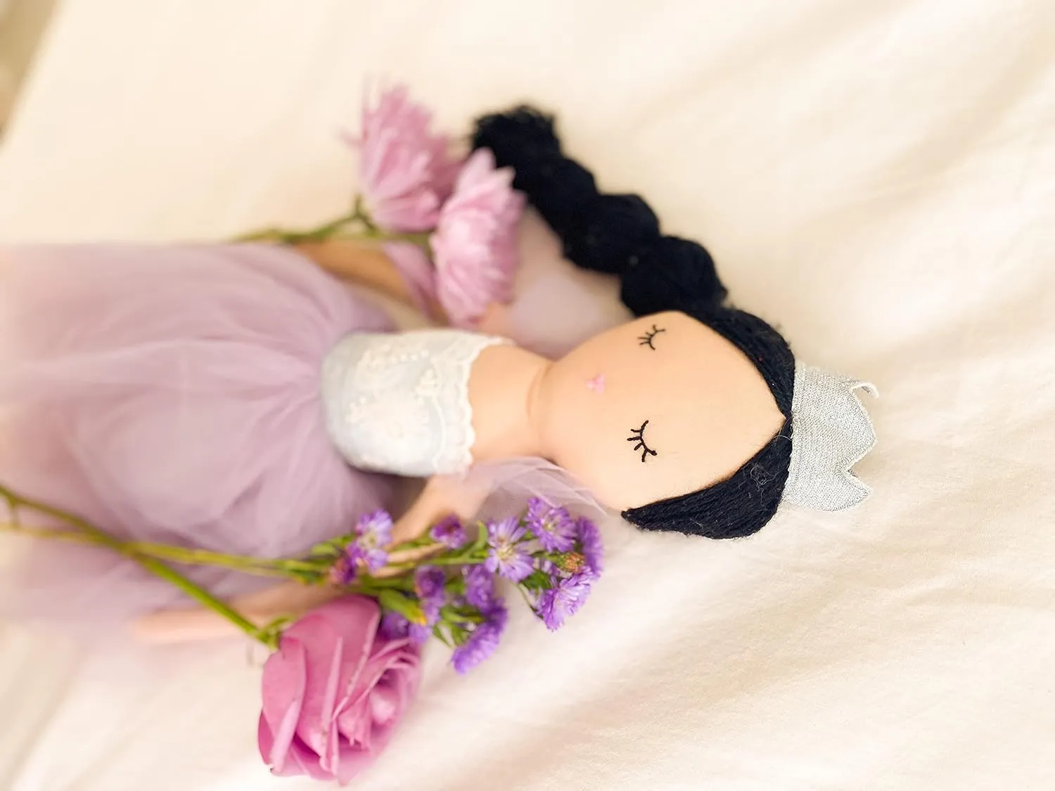 Elegant Stuffed Plush Princess Doll, Use as Toy or Room Decor MON AMI jazz reconstruction distortion fruitful urge Princess Violette Designer Doll �C 22��, Soft & 