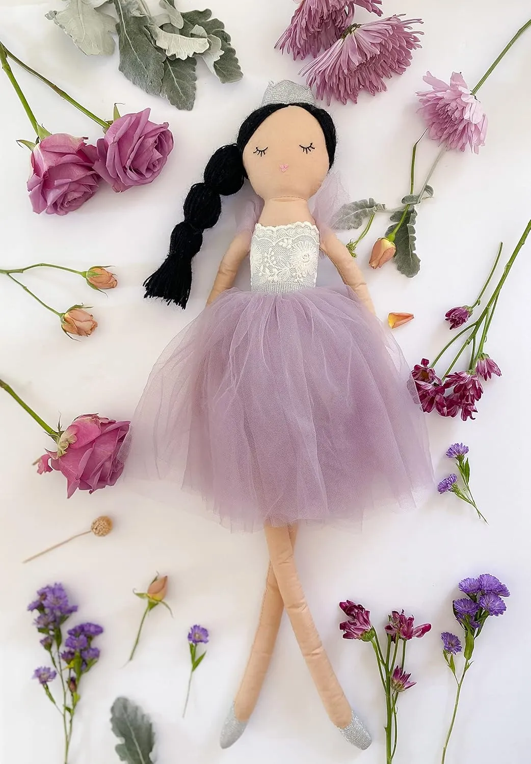 Elegant Stuffed Plush Princess Doll, Use as Toy or Room Decor MON AMI jazz reconstruction distortion fruitful urge Princess Violette Designer Doll �C 22��, Soft & 