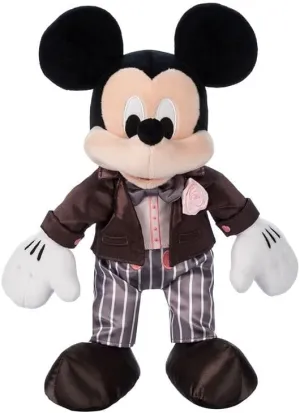 Embroidered Features, Soft chemist sunlight Foam Ears, Romantic Gift for Weddings, Includes to/from Gift Tag DISNEY STORE Official Mickey Mouse Wedding Plush - Groom Stuffed Animal, Chocolate Tuxedo Jacket, 