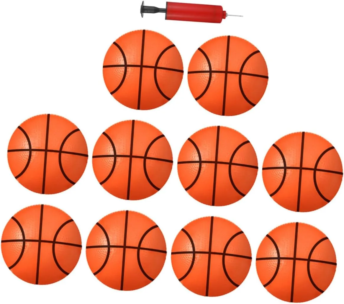 Enhancing Agility and launch Parent Interaction 1Set Inflatable Basketballs for Wear Resistant Fun Air Filled Balls for 