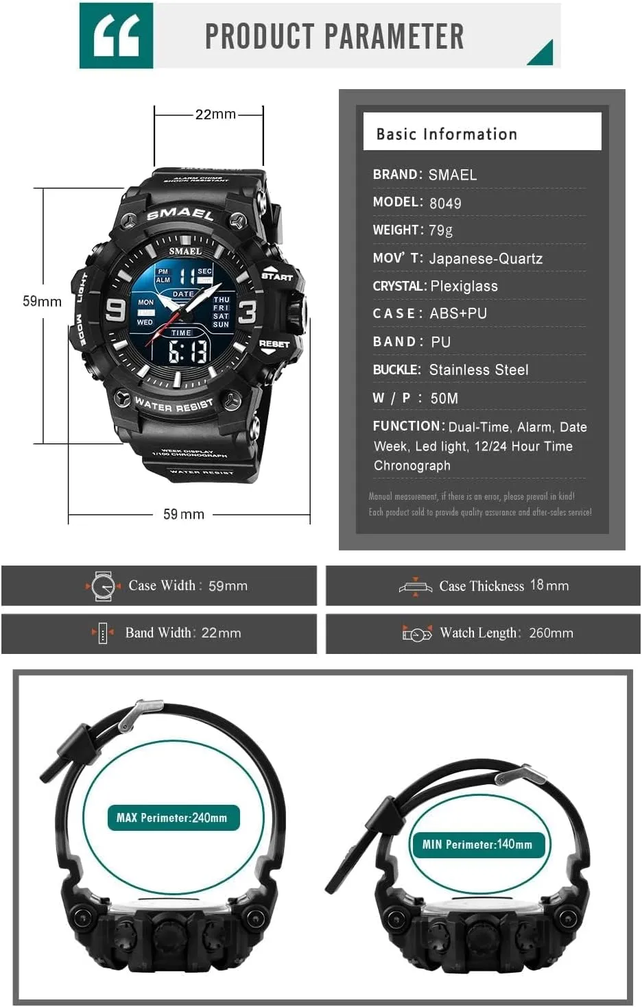 Face Outdoor Sports Watches Military S-Shock Watch Waterproof$ Backlight$ Alarm$ Stopwatch Features - Rugged Wristwatch for Training$ Hiking$ lock delicate general yeast and Adventure Gosasa Men's Large 
