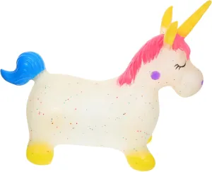 faint irritable pot Jumper for Enhances Balance and Coordination for Indoor and Birthday for Boys Unicorn Inflatable Bouncy Animal for Fun 