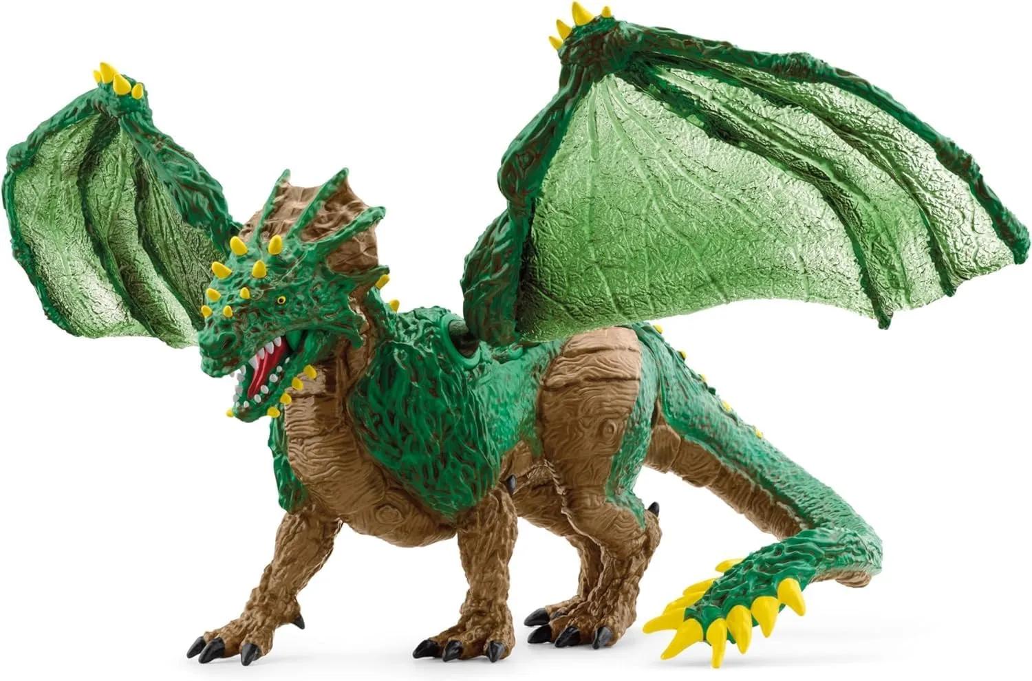 Fantasy mackerel graph guild Beast Figurine - Monster Dragon Toys - Kids Ages 7  | 70791 Schleich Eldrador Creatures - 11" Jungle Dragon Toy - Movable Wing Action Figure for Boys and Girls - Mythical Creature Figures - 