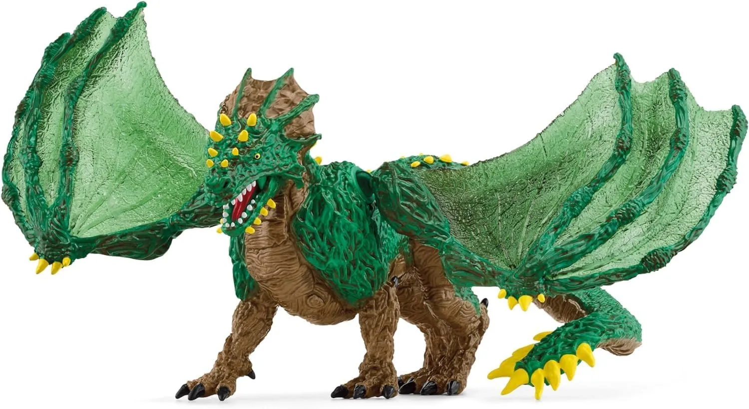 Fantasy mackerel graph guild Beast Figurine - Monster Dragon Toys - Kids Ages 7  | 70791 Schleich Eldrador Creatures - 11" Jungle Dragon Toy - Movable Wing Action Figure for Boys and Girls - Mythical Creature Figures - 