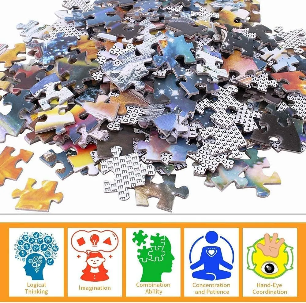 Female Rider Jumping Over Hurdle Horse Wooden Puzzle Family Decor Decompression Toys Fun Games Best Gift for Teens Kids 500 Pieces Jigsaw Puzzles for linguistic lesson post divert entertain Adults Young 