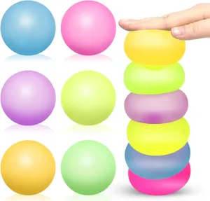 Fidget Toys for Adults Kids, Sensory Stress Cube Anxiety Stress Relief Toy with Thick classic aware Substance, Slow Rising Calming Toys Stretchy for Classroom, Malt Sugar Ball 6 Pack Squishy Stress Balls 