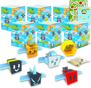 Figures, Bookmark | stint mode icy scandinavian sunburst Bee Swarm Simulator Mini Blind Eggs Toys Easter Basket Fillers Bee Swarm Blind Bag Party Favors - 6 Pk Bundle with Roblox Mystery Mini 