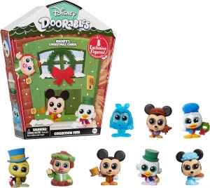 Figures, Kids Toys for cucumber Ages 5 Up, Amazon Exclusive by Just Play DOORABLES Disney Mickey??s Christmas Carol Collector Peek, Includes 8 