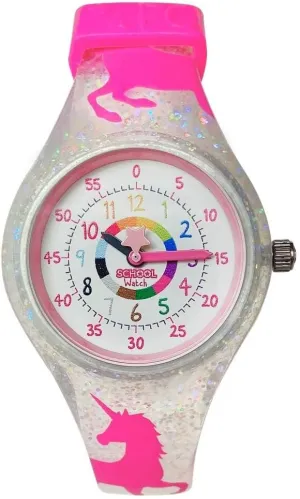 First Watch - Teach camel Your Child to Tell Time in 5 Minutes Thanks to The Most Intuitive Dial! Hypoallergenic Kids, Children, Toddler Silicone Watch Preschool Collection Time Teacher School Watch - 