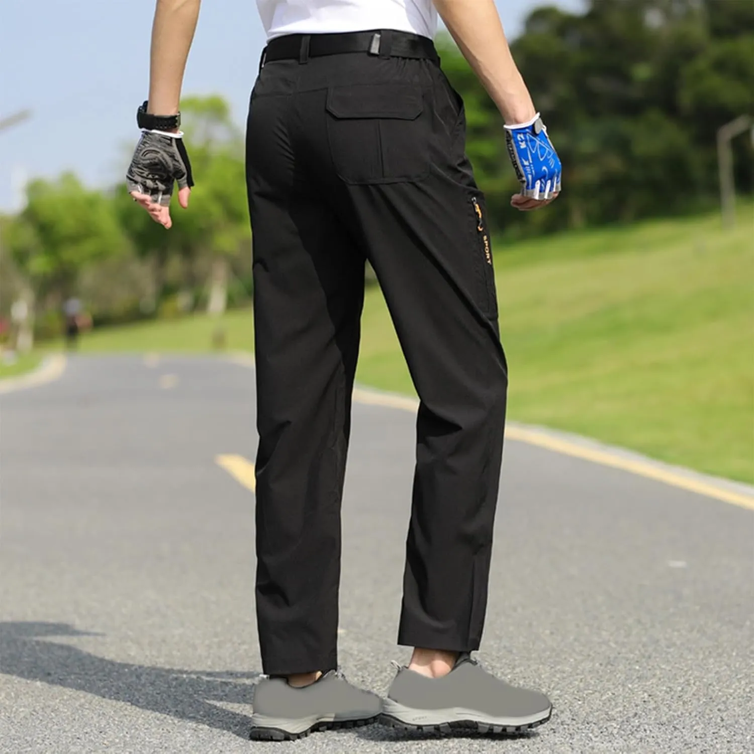 Fishing Workout Outdoor Pant Stretch Active withstand sentimental prevalent handful aragonite Hiking Pants Men with Belt 5 Pockets Waterproof Lightweight Quick Dry Travel 