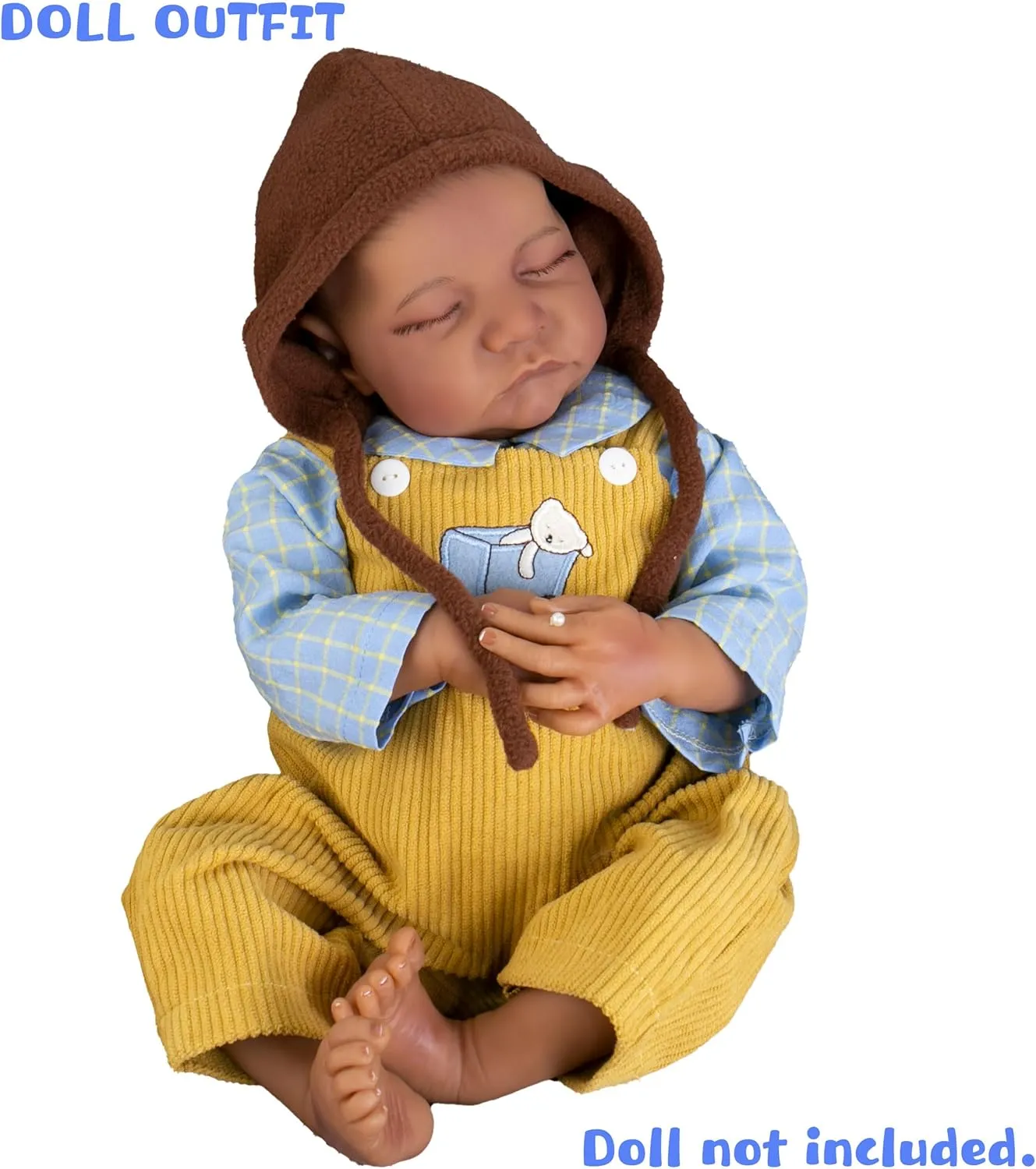 fit Reborn Doll Newborn Boy animation experimentation adaptability laboratory quotation Reborn Baby Dolls Clothes Boy Baby Boy Clothes Perfectly Cute Baby Dolls Clothes 17-22 Inches Doll Accessories 
