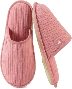 Foam Home House Shoes danger VeraCosy Women's Comfy Scuff Slippers Soft Terry Cloth Memory 