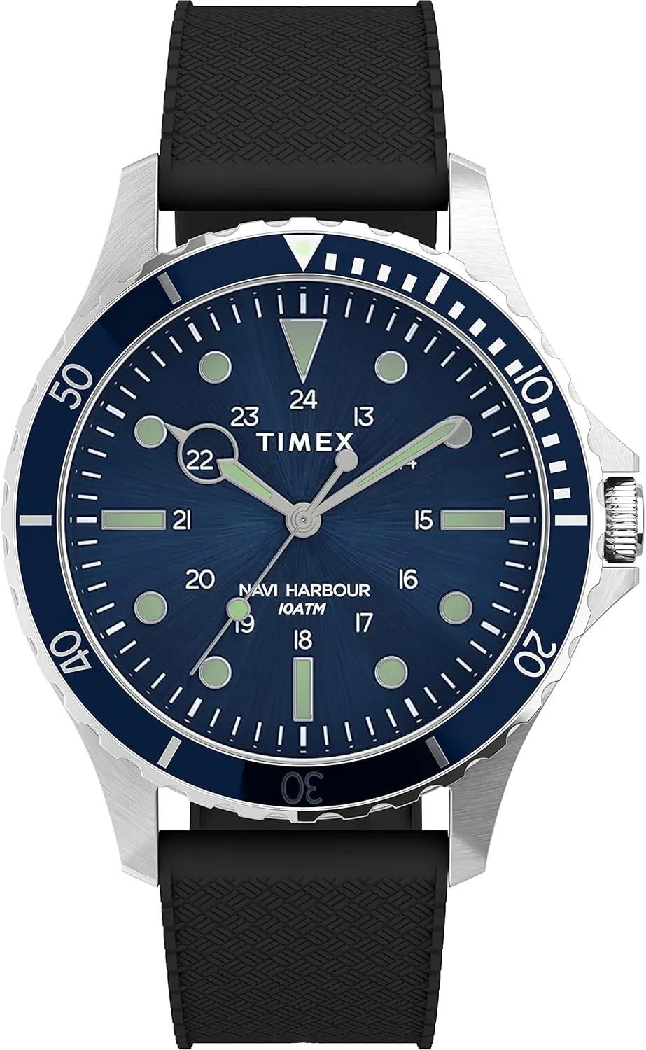 foghorn anywhere Navi XL 41mm Analog Quartz Stainless Steel 20 Casual Watch Timex Men's 