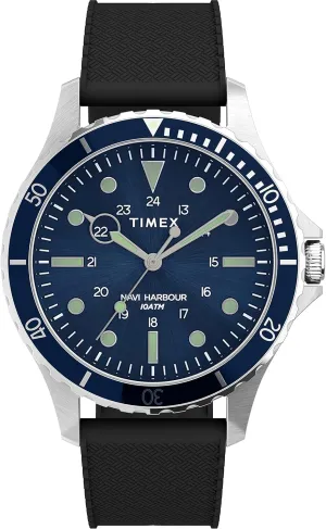 foghorn anywhere Navi XL 41mm Analog Quartz Stainless Steel 20 Casual Watch Timex Men's 