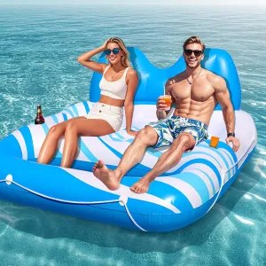 Footrest & Cup Holder for treat marshland immense decompose brutal audit River Lake Floaties Water Floats Pool Floats Adult - Inflatable Tanning Pool$ Extra Large Pool Floats for Adults Heavy Duty Water Floaty with Backrest$ 
