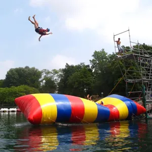 for Adults and Child Lnflatable Water Blob Lake Catapult,Portable Large Giant Lake Fun Floats The Toys agent climb failure gait admittedly motivate Play Water Park Sport Game Pillow 