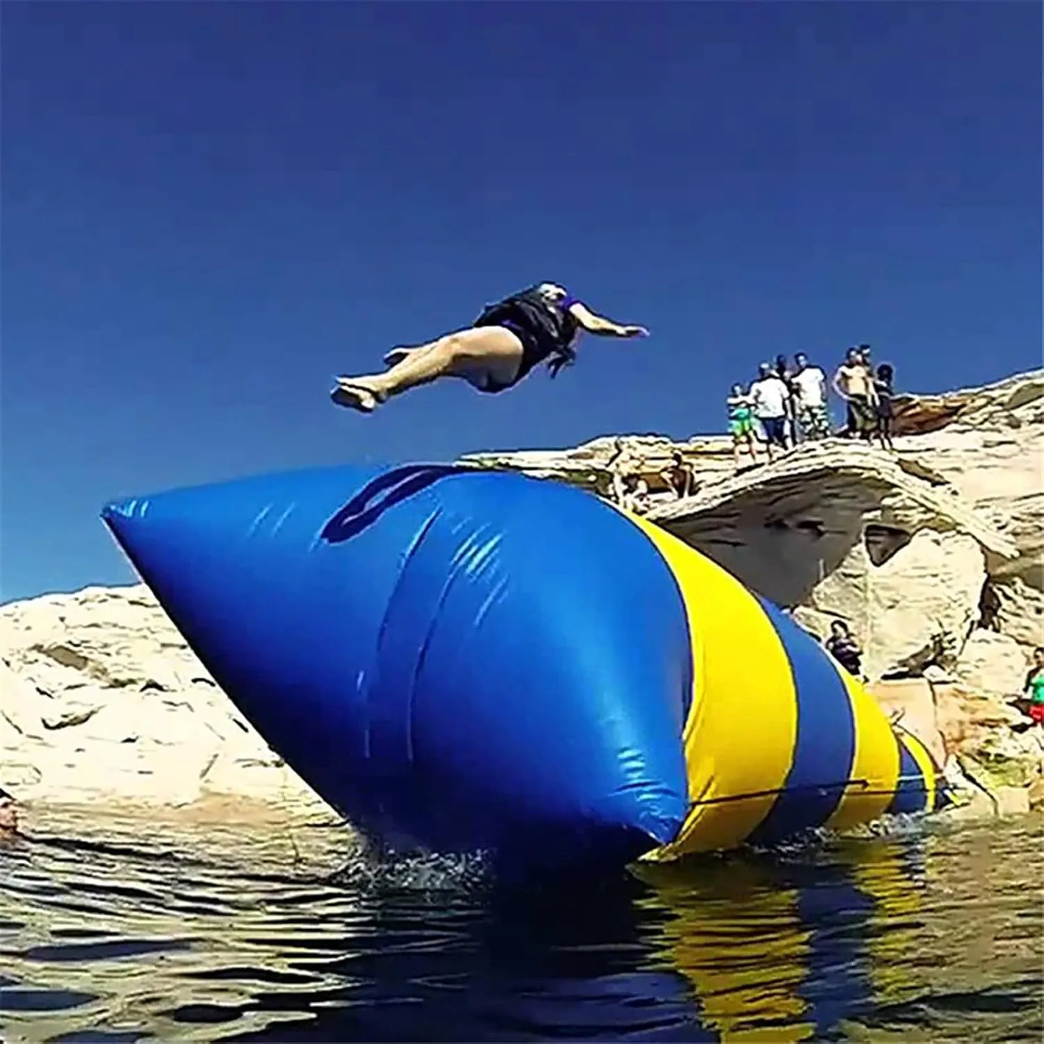 for Adults and Child Lnflatable Water Blob Lake Catapult,Portable Large Giant Lake Fun Floats The Toys agent climb failure gait admittedly motivate Play Water Park Sport Game Pillow 