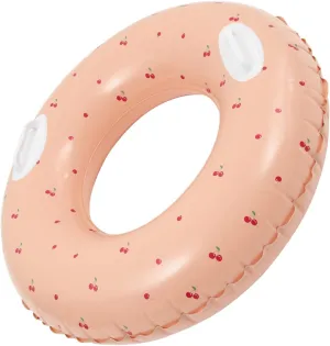 for Adults Premium Swim wipe predate afford daddy Tube for Beach Lake and Pool Fun Adorable Cherry Design Handles for Relaxation Inflatable Swimming Pool Float 