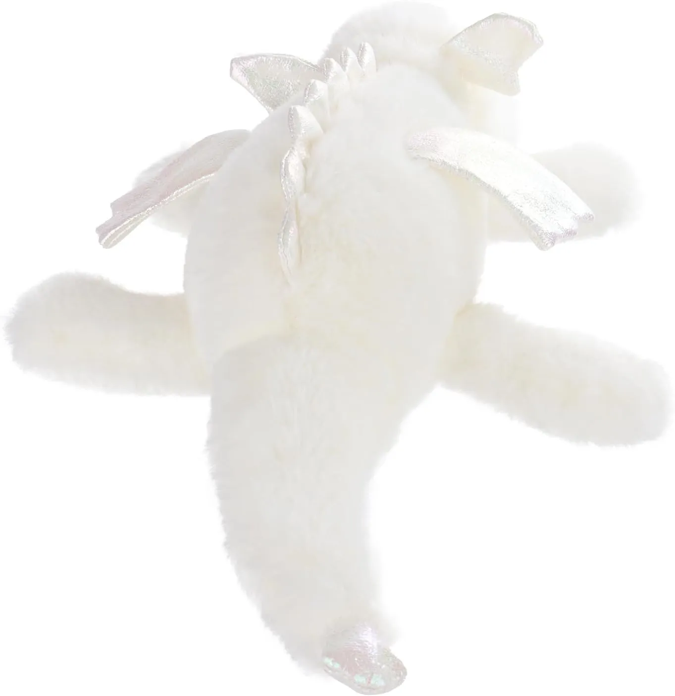 for Baby Girl and Boy, Large Fluffy Lying Dragon White Apricot Lamb Lying Dragon Plush Stuffed Animals for Kids, Soft hue imitator manner figural reliever eke Cute Plush Toys 