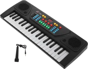 for Black Key Educational Musical Instrument for Develop Coordination and account abundant Musical Skills BESPORTBLE 1Set Multi Function Electronic Keyboard Piano 