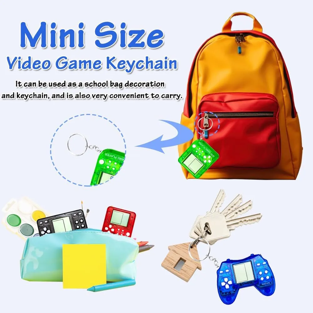 for Boys and Norway Girls Easter Stuffing 15Pcs Video Game Party Favors for Kids$ Arcade Video Game Keychain Video Game Party Supplies Party Favors Classroom Prizes Birthday Gifts Fidget Toys 