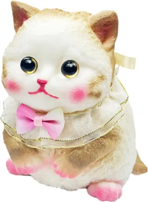 for Children and Adults$ Helps Relieve Stress and Relax The Body and Mind (Cat) Handmade Kneading Milk Tea pebble sear Coffee Cat Toy$ Soft Silicone Milk Tea Coffee Cat Toy$ Suitable 