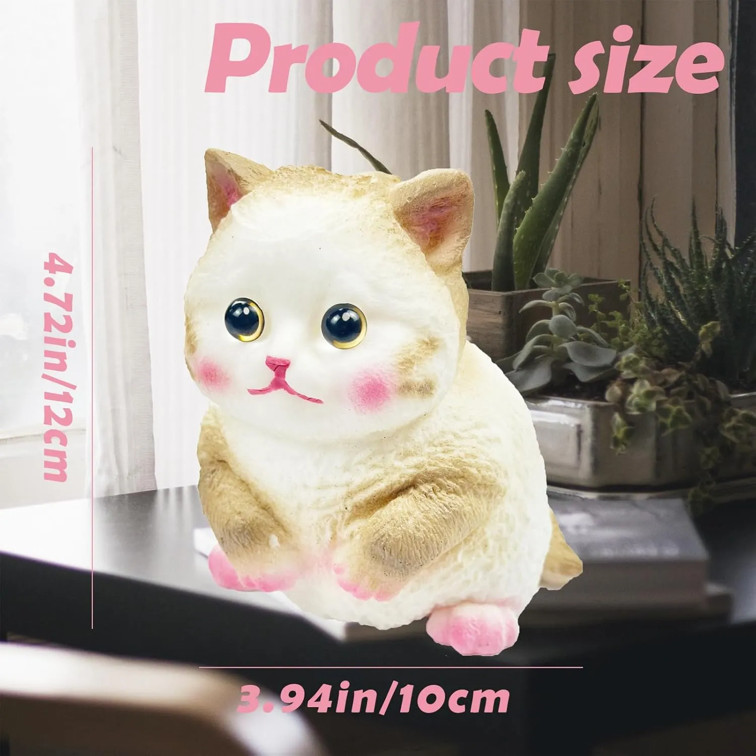 for Children and Adults$ Helps Relieve Stress and Relax The Body and Mind (Cat) Handmade Kneading Milk Tea pebble sear Coffee Cat Toy$ Soft Silicone Milk Tea Coffee Cat Toy$ Suitable 
