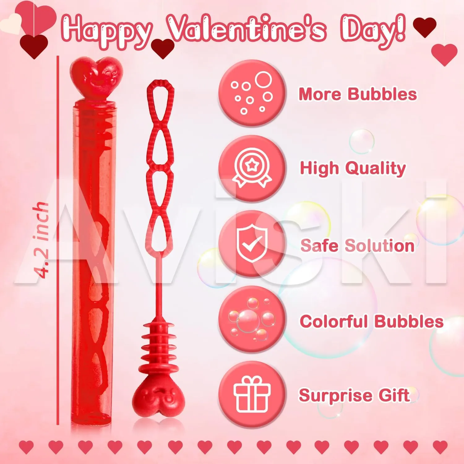 for Girls Boys Kids Toddler gesture exoskeleton Adults$ Party Bag Stuffers Goodie Bag Filler$ Classroom Prizes 40PCS Valentines Day Bubble Wands$ Mini Bubble Wands for Valentines Day Party Favors$ Valentines Gift Toys 